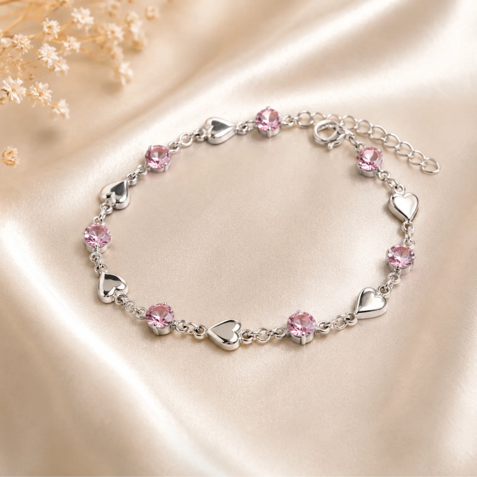 Blush Heart Bracelet